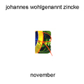 Cover CD november, Johannes Wohlgenannt Cover CD november, Johannes Wohlgenannt